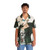 Komaeda Sans inspired Hawaiian shirt with tropical floral pattern - People Front
