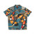 Koi Pond Hawaiian Shirt with Tropical Fish Design - Back