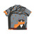 Autumn Tuxedo Cat Hawaiian Shirt - Back
