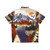 Autumn River Hawaiian Shirt with abstract landscape design - Back