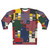 Alfred Jensen-inspired abstract sweatshirt with spiritual geometric patterns