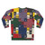 Alfred Jensen-inspired abstract sweatshirt with spiritual geometric patterns - Back