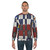 Abstract sweatshirt featuring Alfred Jensen's 'A World In Itself' geomantic art - men