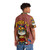 Japanese Wonder Cat Superhero Hawaiian Shirt - People Back