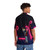 Caravan Springs Lone Mae Hawaiian Shirt with Neon Pink Glowing Midnight Design - People Back