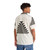 Klamath Tribes Inspired Black Hawaiian Shirt with Tribal Pattern - People Back
