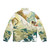 Life of Pi inspired puffer jacket with minimalist tiger in boat design - Back