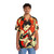 Japanese girl playing guitar on a Hawaiian shirt - People Front