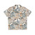 Elegant Japanese Garden Gray Hawaiian Shirt with Crane Birds