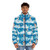 Liberace-inspired puffer jacket with gold, glitz, and a touch of heaven - men front