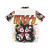 Kiss the Band Rock and Roll Over Splash Logo Hawaiian Shirt - Back