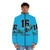 Leyton House CG901 Puffer Jacket in colorful Formula 1 racing design - men front