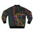NYC Subway Map Bomber Jacket featuring the iconic metro system map - Back