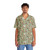 Colorful Australian eucalypt Hawaiian shirt featuring native flora and fauna - People Front