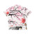 Sakura Cat Hawaiian Shirt with Japanese Cherry Blossom and Cat Design - Back