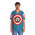 Captain Anarchy Hawaiian Shirt featuring a Marvel Comics superhero parody design - People Front