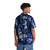Sakura Blossom Navy Blue Hawaiian Shirt - People Back
