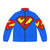 Superhero puffer jacket with letter Z design