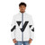 V logo puffer jacket with sporty, graphic design - men front
