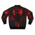 Diablo 4 Lilith themed bomber jacket with dark, demonic design - Back