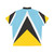 Saint Lucia Flag Hawaiian Shirt - Back