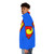 Letter C Super Letter Puffer Jacket with Superhero Design - men side left