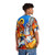 Saint George Hawaiian Shirt with White Horse Artwork - People Back
