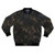 Brindle fur pattern bomber jacket