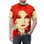 Colorful 1980s inspired T-shirt featuring a pop art style graphic of Toyah Wilcox, the iconic British new wave singer. - men front