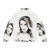 Stylish puffer jacket for women, featuring the "Let's Get to It" design - Back