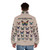 Les Papillons Des Fiertés Puffer Jacket - Colorful Pride-Inspired Butterfly Design - men back