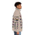 Les Papillons Des Fiertés Puffer Jacket - Colorful Pride-Inspired Butterfly Design - men side right
