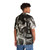 Black skeleton Hawaiian shirt with queer pride and anarchy design - People Back