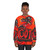 Agoti FNF mod character graffiti print on a cozy sweatshirt - women