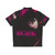 Black Reaper Darker Than Black Hawaiian Shirt - Back