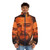 Leonardo DiCaprio Meme Puffer Jacket - Iconic Celebrity Streetwear - men front