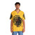 Black power Hawaiian shirt with yellow and black tiger print - People Front