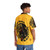Black power Hawaiian shirt with yellow and black tiger print - People Back