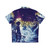 Artsy Hawaiian Shirt with Kingdom Hearts Keyblade and Sora Design - Back