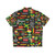 Jamaican One Love Reggae Pattern Hawaiian Shirt - Back