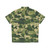Camouflage pattern Hawaiian shirt with green cat camo design - Back