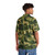 Camouflage pattern Hawaiian shirt with green cat camo design - People Back
