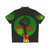 Black Lives Matter Hawaiian shirt with equality and social justice graphic - Back