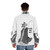 Legoshi Anime Puffer Jacket with Wolf Boy Design - men back