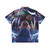 Colorful anime fireworks Hawaiian shirt with fantasy scene - Back