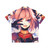 Astolfo Themed Hawaiian Shirt - Fate Inspired Anime Fashion - Back