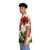 Red Geranium Flowers Hawaiian Shirt - People Left