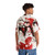 Vibrant red geisha Hawaiian shirt with Japanese art inspired design - People Back