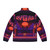 Retro gaming inspired puffer jacket featuring Rygar the legendary warrior - Back