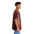 Fiery red dragon scales pattern on a hawaiian style shirt - People Pight